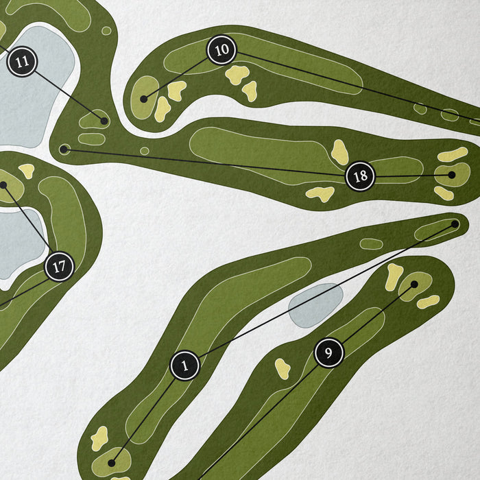 NorthWood Golf Course | Golf Course Map | Close+Up