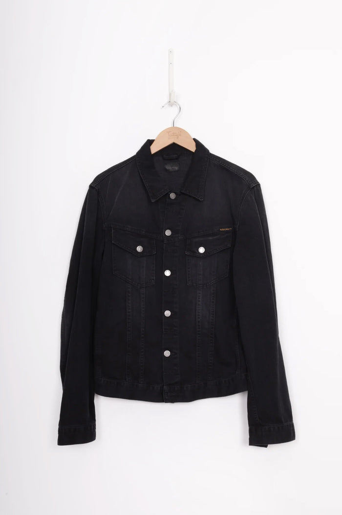 Nudie Jeans Womens Black Jacket Size XL