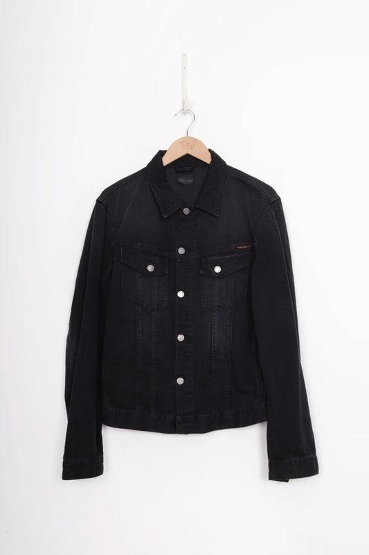 Nudie Jeans Womens Black Jacket Size XL