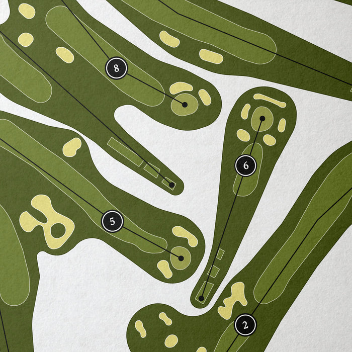 Old Orchard Country Club | Golf Course Map | Close+Up