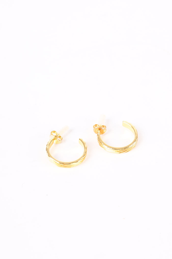 Oliver Bonas Womens Metallic Earrings Size O/S