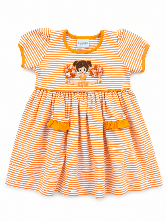 Orange Cheerleader Dress