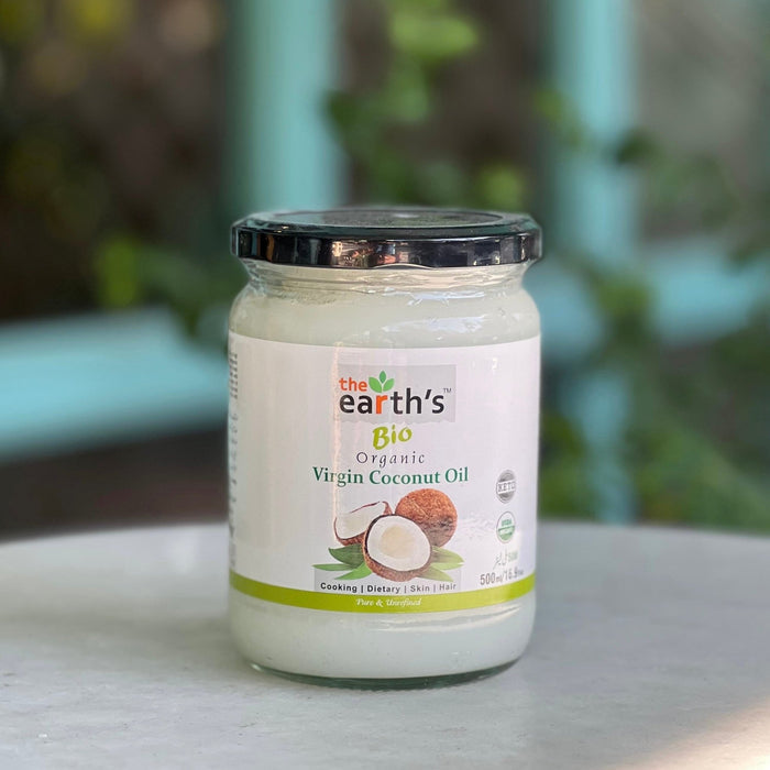 Organic Coconut Oil 500ml - Tayyib Store - The Earths - Lahore