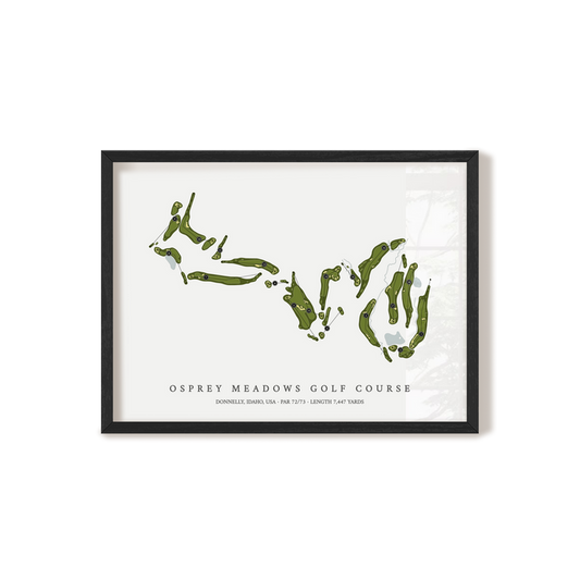 Osprey Meadows Golf Course | Golf Course Map | Black+Frame