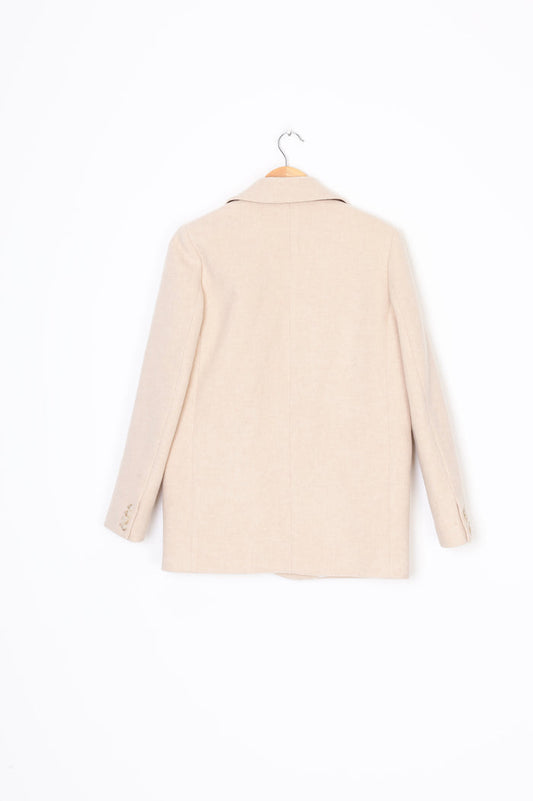 & Other Stories Womens Beige Coat Size 32