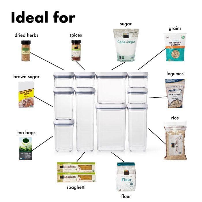 OXO 10 Piece Pop Container Set