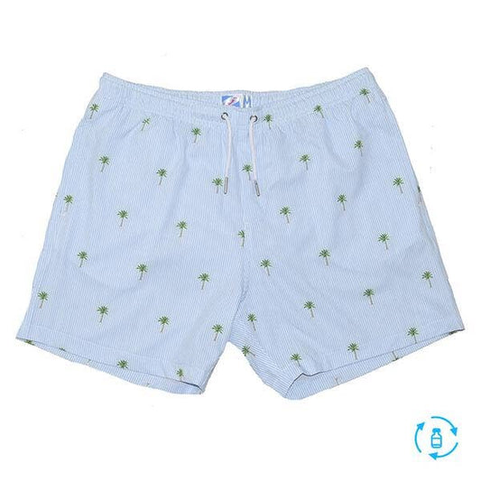 Palm Stripes | Swim Shorts | 6 Inch | Bermies