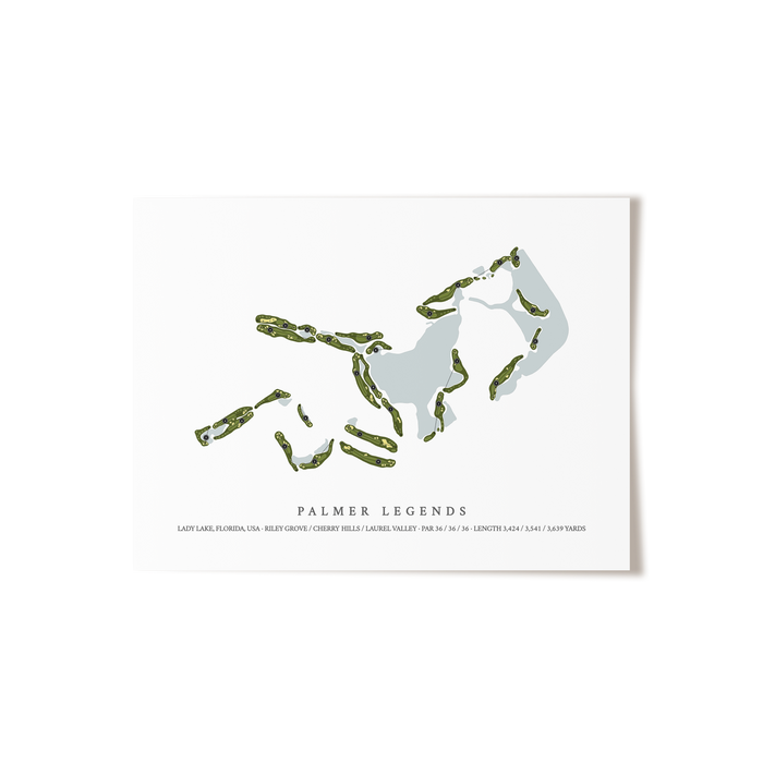 Palmer Legends | Golf Course Print | Unframed