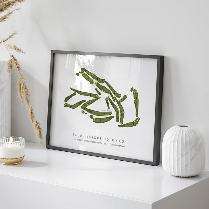 Palos Verdes Golf Club | Golf Course Map | On Table