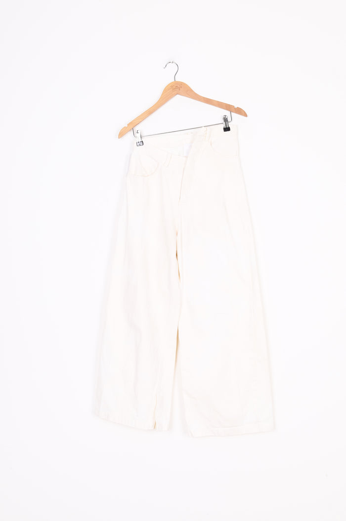 Paris Georgia Womens White Jeans Size S