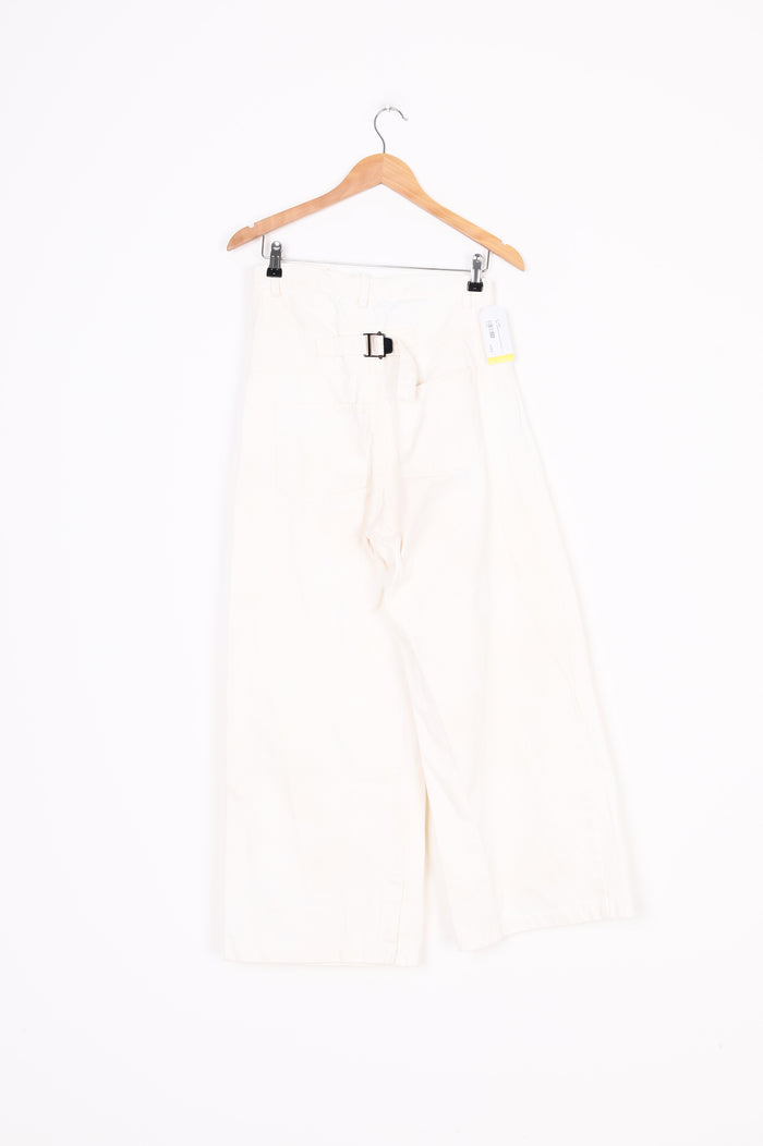 Paris Georgia Womens White Jeans Size S