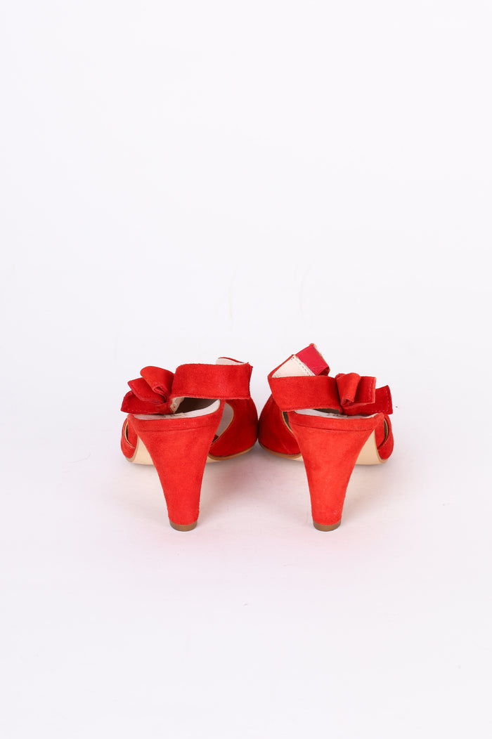 Paul Green Womens Red Heels Size EU 37
