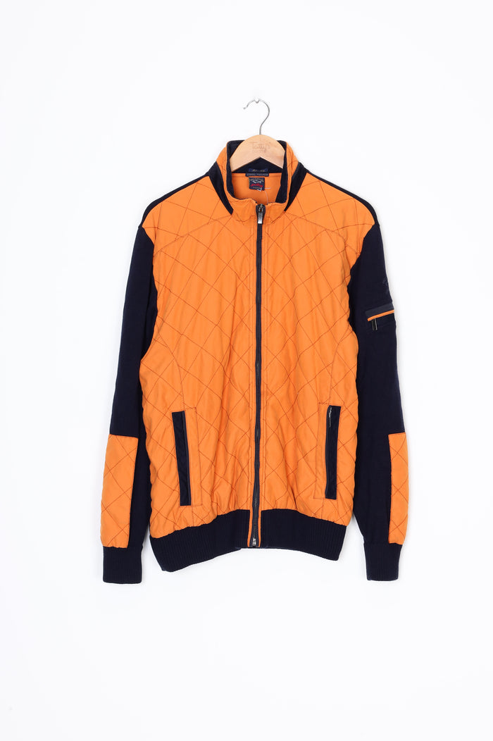 Paul & Shark Mens Orange Jacket Size L