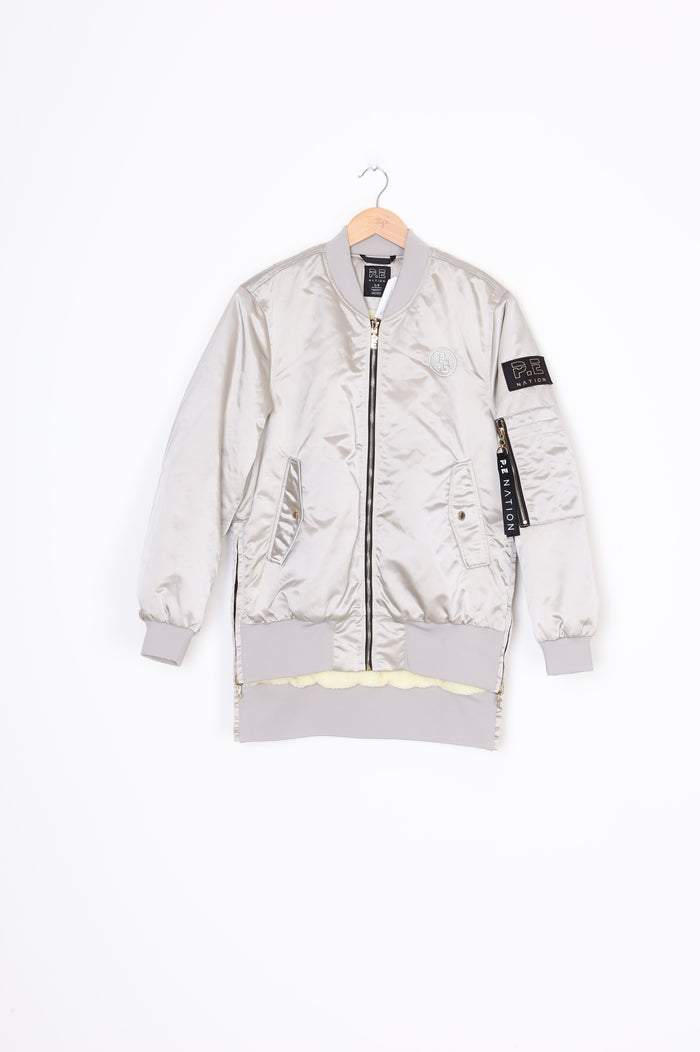 PE Nation Womens Silver Jacket Size S