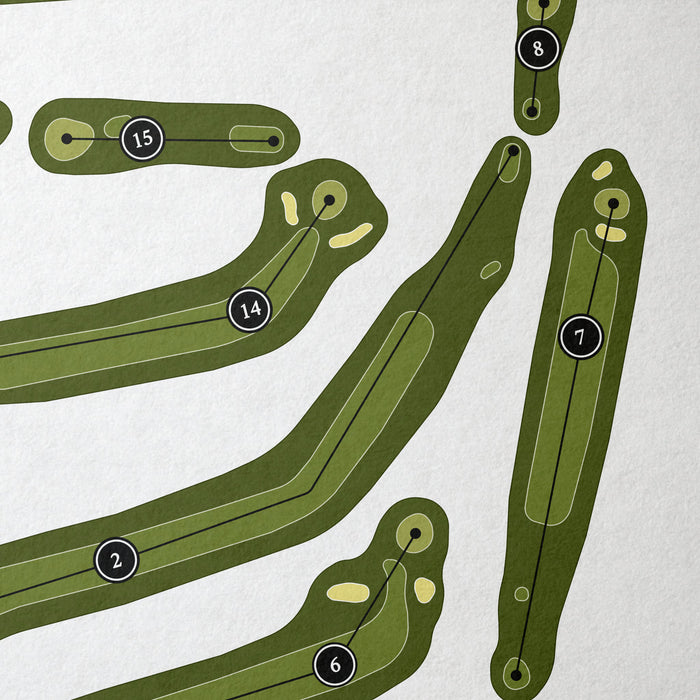 Peninsula State Park Golf Course | Golf Course Map | Close+Up