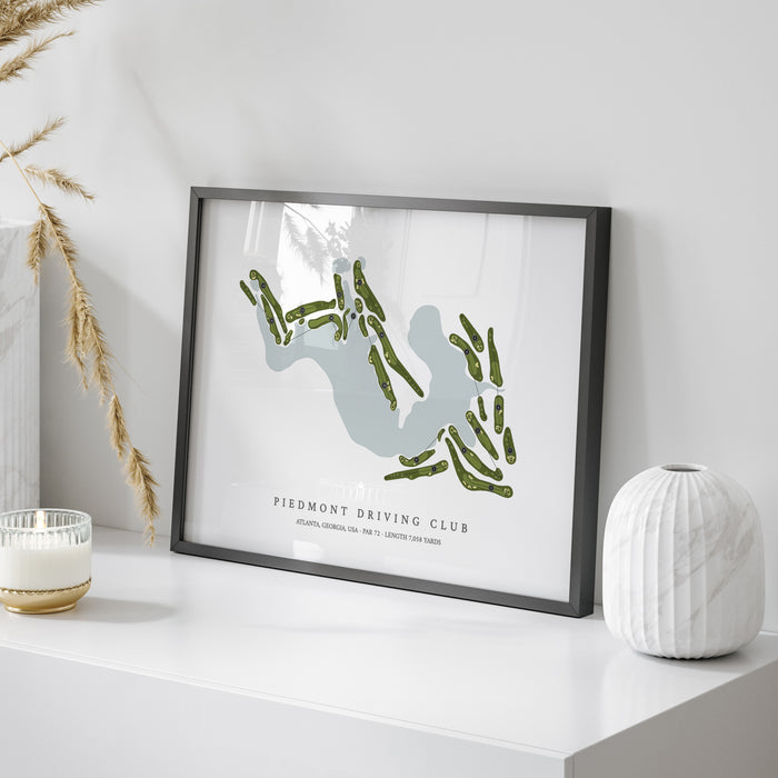 Piedmont Driving Club | Golf Course Map | On Table