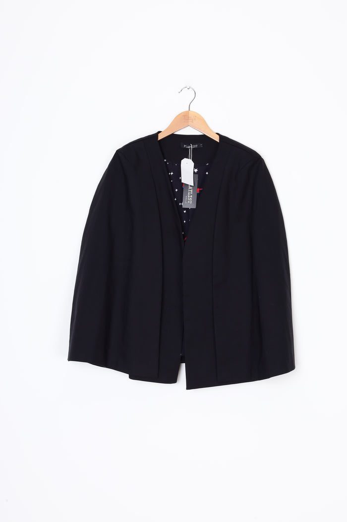 Playlist Womens Black Jacket Size 1