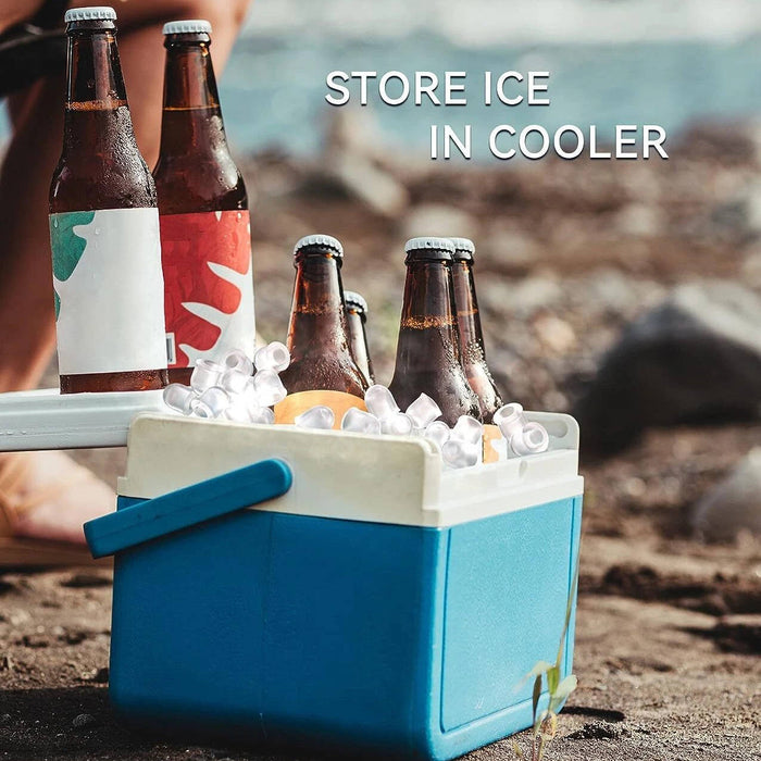Portable Countertop Ice Maker with Handle, Makes 26.5 lbs of Fresh Ice in 24 Hours for Home, Office & Parties