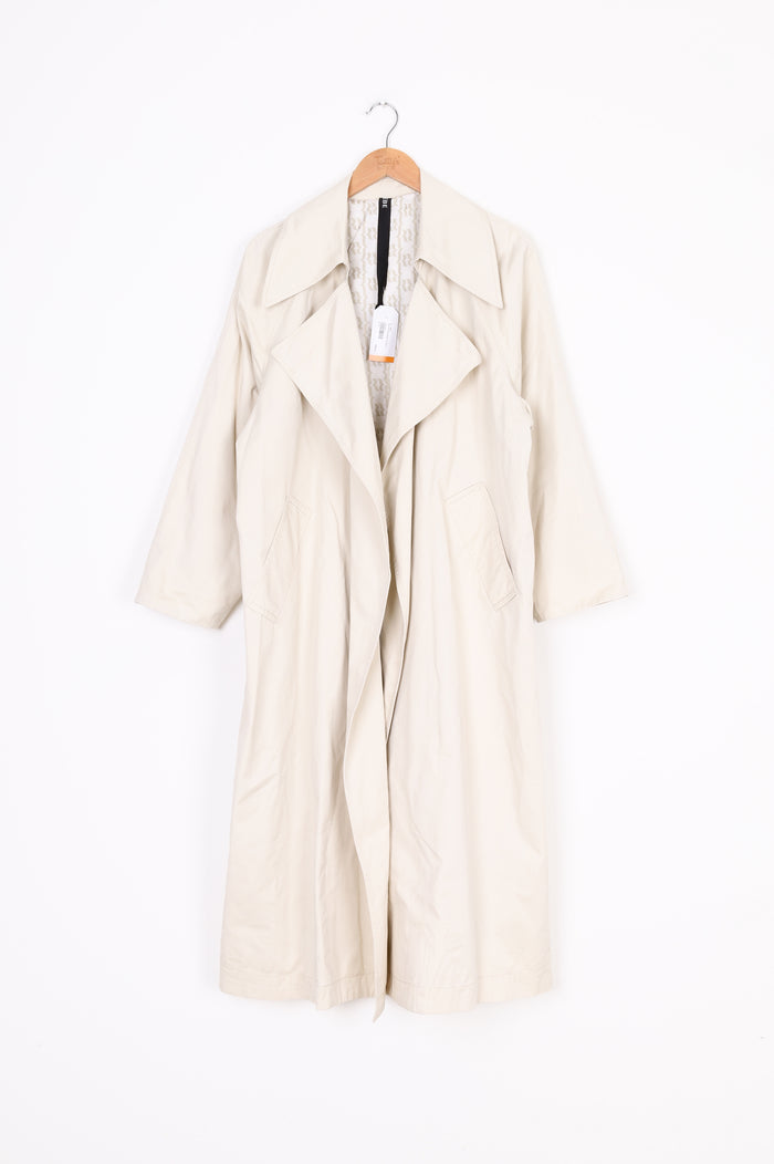 Rebe Womens Beige Coat Size S