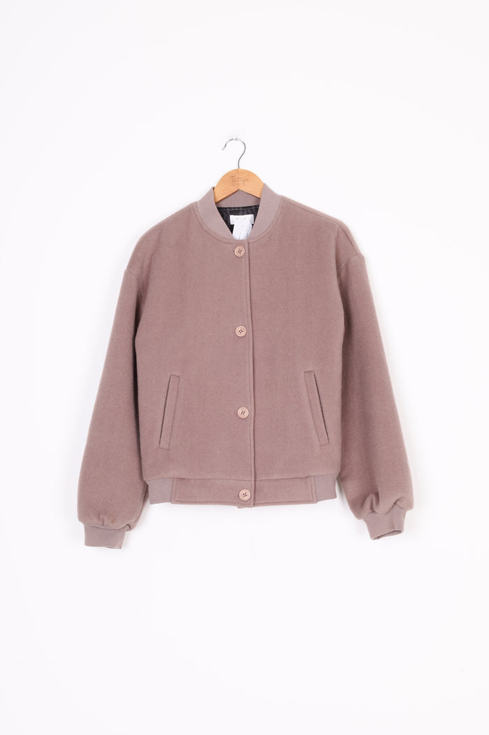 Rebe Womens Brown Jacket Size XS