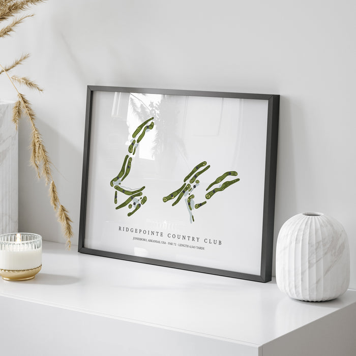 RidgePointe Country Club | Golf Course Map | On Table