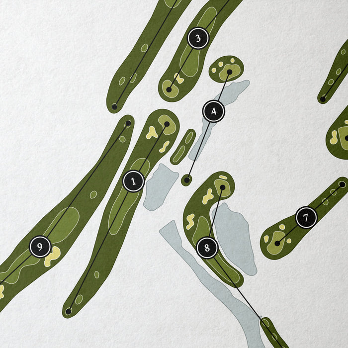 RidgePointe Country Club | Golf Course Map | Close Up