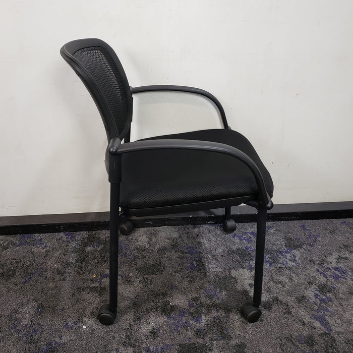 Rolling Mesh Back Guest Chair
