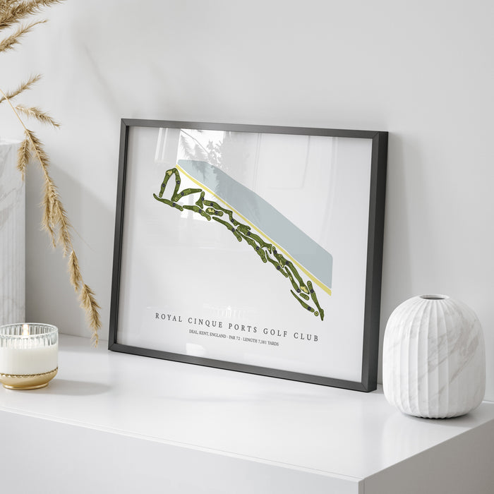 Royal Cinque Ports Golf Club | Golf Course Map | On Table