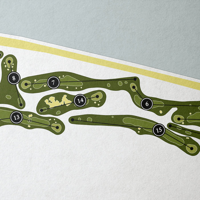 Royal Cinque Ports Golf Club | Golf Course Map | Close Up