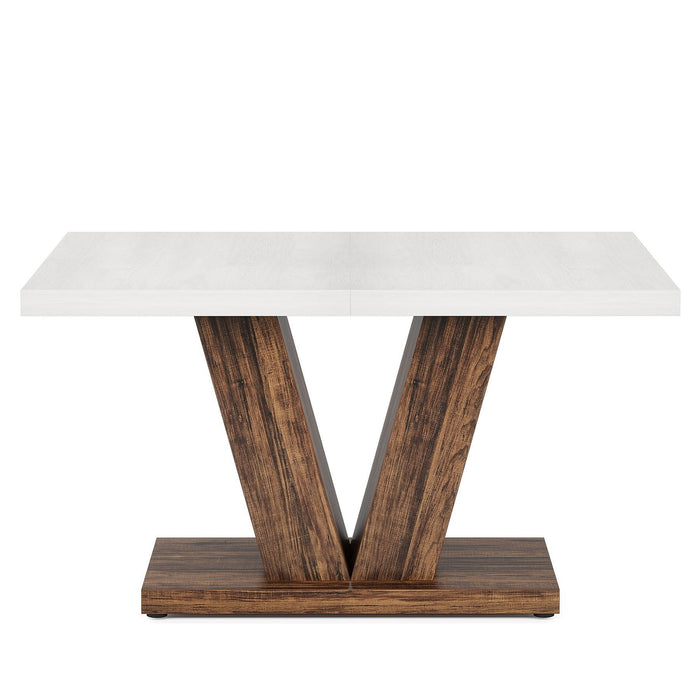 Rustic Farmhouse Dining Table Set for 6
