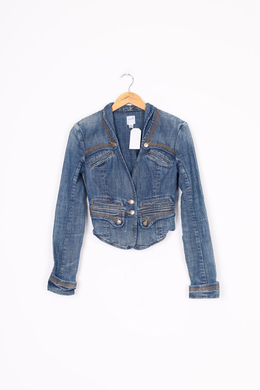 Sass  & Bide Womens Blue Jacket Size 38
