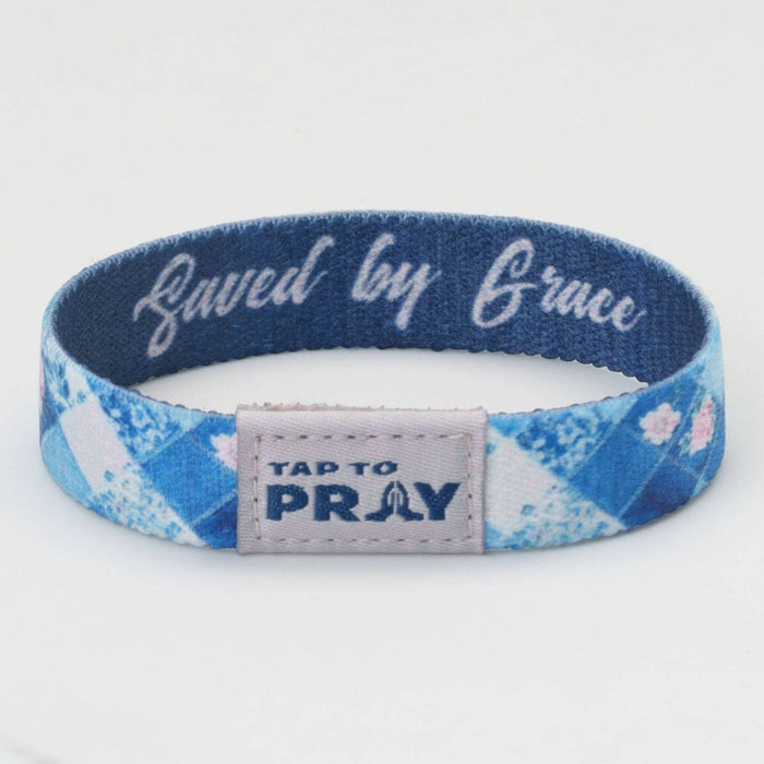 Saved by Grace | Patchwork | Tap To Pray® Wristband