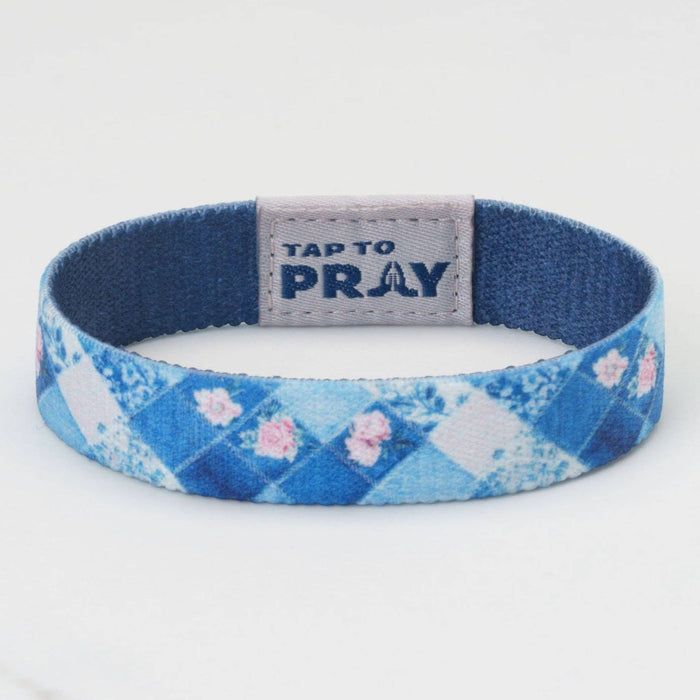 Saved by Grace | Patchwork | Tap To Pray® Wristband