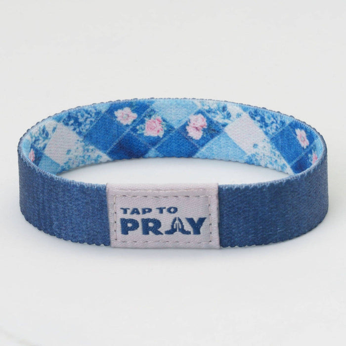 Saved by Grace | Patchwork | Tap To Pray® Wristband