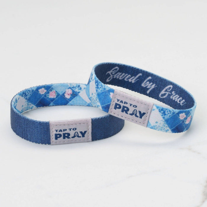 Saved by Grace | Patchwork | Tap To Pray® Wristband
