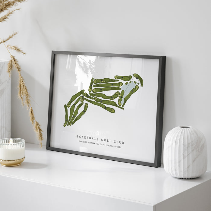 Scarsdale Golf Club | Golf Course Map | On Table