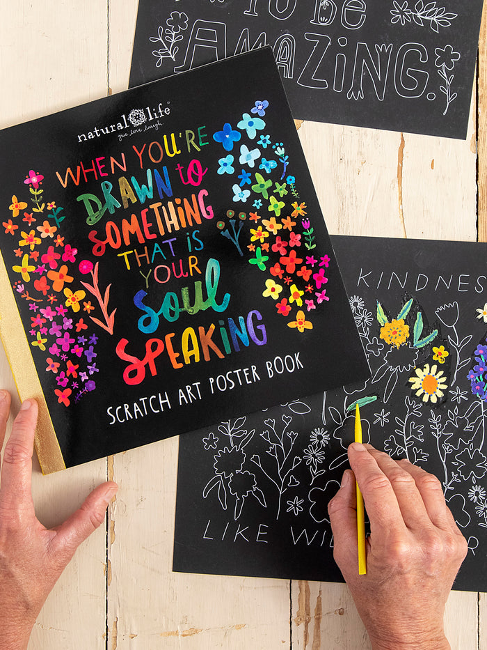 Scratch Art Poster Book-view 1