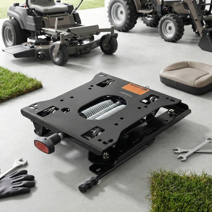 Seat Suspension Kit with Slider Universal for Zero Turn Mower Lawn Tractor Forklift