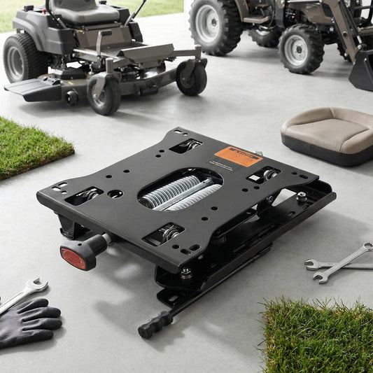 Seat Suspension Kit with Slider Universal for Zero Turn Mower Lawn Tractor Forklift