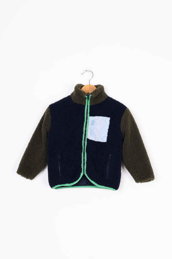 Seed Kids Blue Jacket Size 4 YO