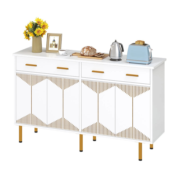 Sideboard Buffet Kitchen Cabinet with 2 Drawer