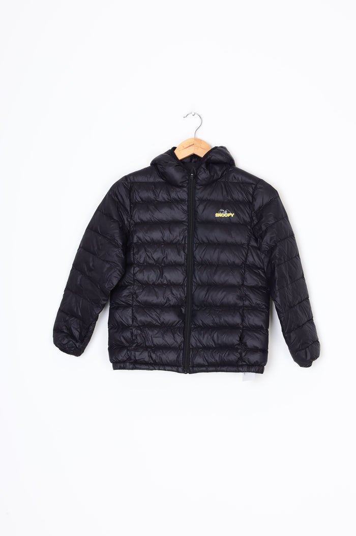 Snoopy Womens Black Jacket Size XXS