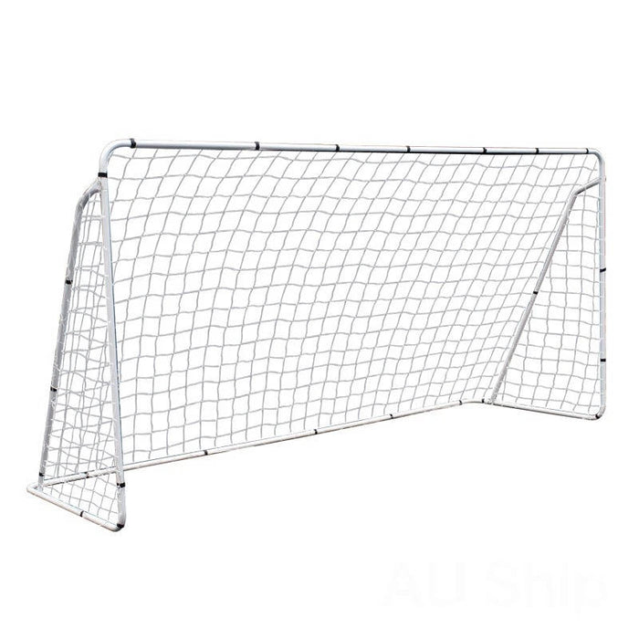 Soccer Goal 12'x6' Set Of 2 Portable Soccer Net For Backyard W/Frame