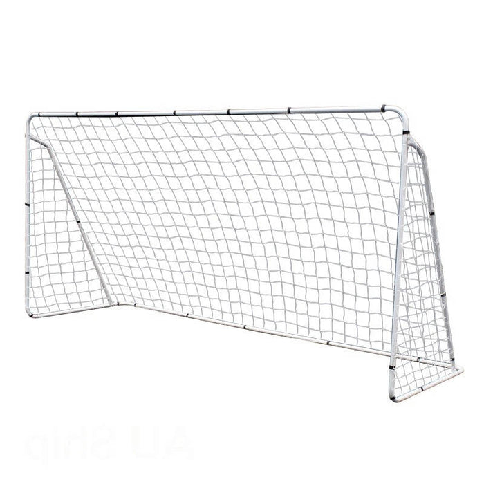 Soccer Goal 12'x6' Set Of 2 Portable Soccer Net For Backyard W/Frame
