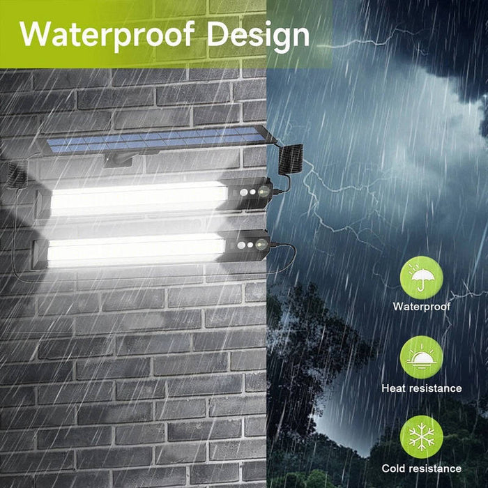 Solar Pendant Light 316 LED, Motion Sensor Solar Powered Indoor Outdoor Shed Light