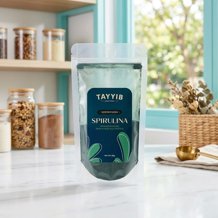 Spirulina Powder 50g - Tayyib Store - Tayyib Foods - Lahore