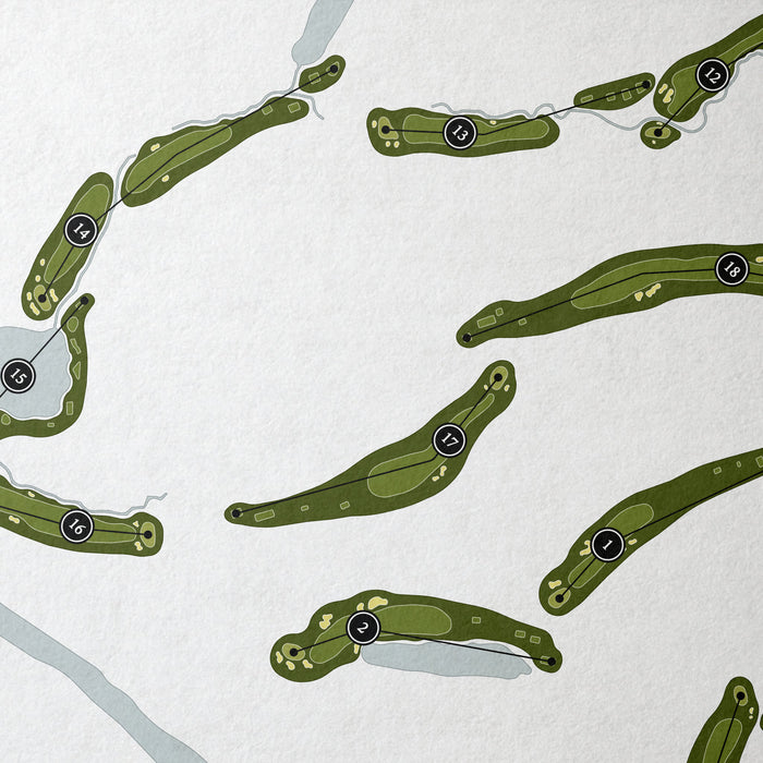 St Ives Country Club | Golf Course Map | Close+Up
