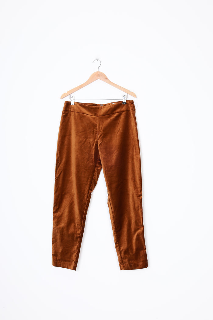 Staple + Cloth Womens Brown Pants Size 12