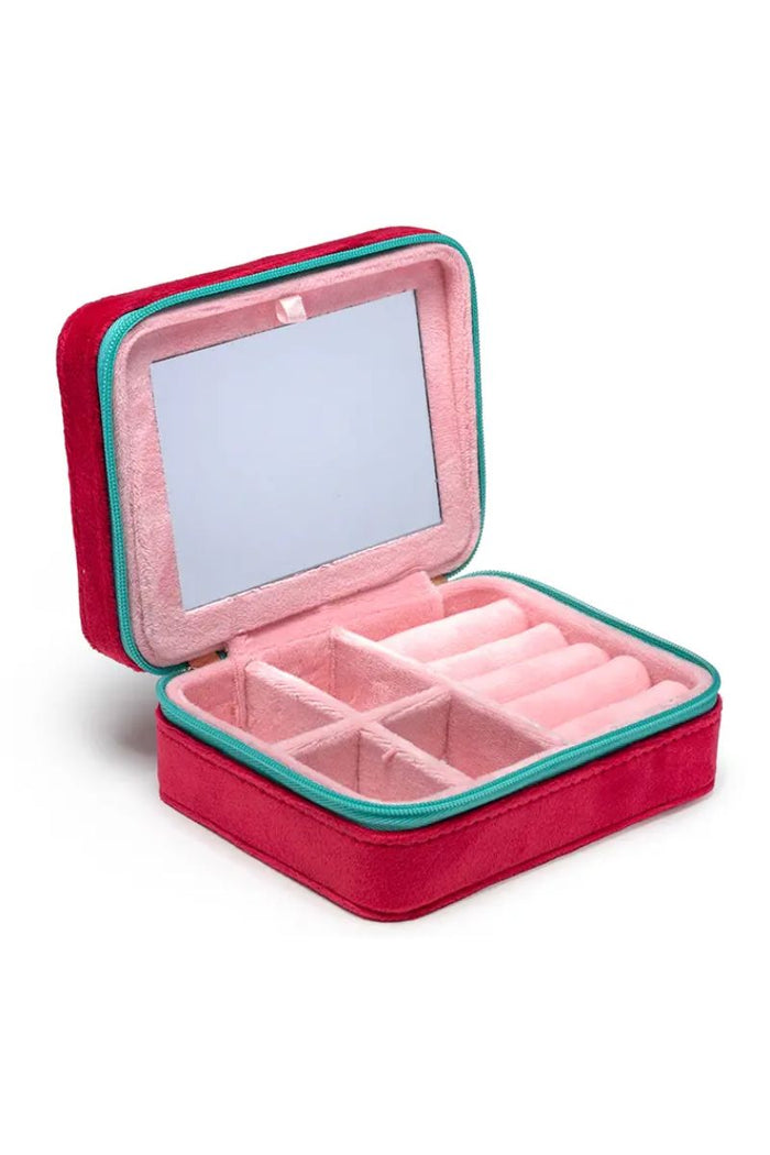 Strawberry Season Velvet Jewelry Case