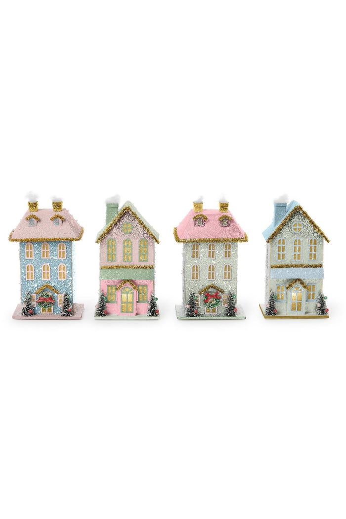 Sugarplum Lane Light-Up Christmas Houses